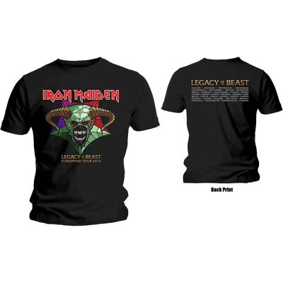 Rock Off Iron Maiden Legacy of the Beast T-shirt - Metal Turné Rock Off Iron Maiden Legacy of the Beast T-shirt - Metal Turné
