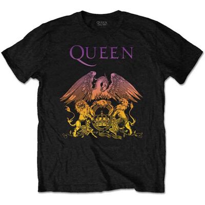 Queen: Unisex T-Shirt/Gradient Crest (Black) (X-Large) Queen: Unisex T-Shirt/Gradient Crest (Black) (X-Large)