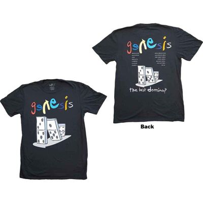 Genesis: Unisex T-Shirt/The Last Domino? (Black) (Back Print & Ex-Tour) (X-Large) Genesis: Unisex T-Shirt/The Last Domino? (Black) (Back Print & Ex-Tour) (X-Large)