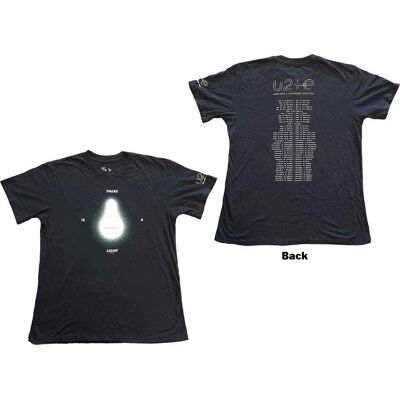 U2: Unisex T-Shirt/I+E Tour 2015 There Is A Light (Black) (Back Print & Ex-Tour) (Large) U2: Unisex T-Shirt/I+E Tour 2015 There Is A Light (Black) (Back Print & Ex-Tour) (Large)