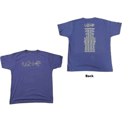 U2: Unisex T-Shirt/I+E 2015 Tour Dates (Blue) (Back Print & Ex-Tour) (XX-Large) U2: Unisex T-Shirt/I+E 2015 Tour Dates (Blue) (Back Print & Ex-Tour) (XX-Large)