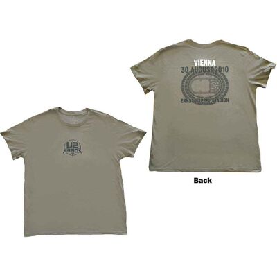 U2: Unisex T-Shirt/360 Degree Tour Vienna 2010 (Green) (Back Print & Ex-Tour) (XX-Large) U2: Unisex T-Shirt/360 Degree Tour Vienna 2010 (Green) (Back Print & Ex-Tour) (XX-Large)
