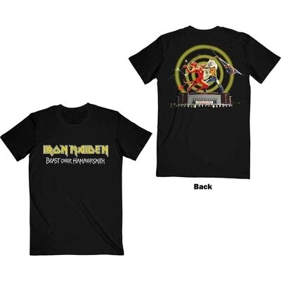 HeyRusty - Iron Maiden Beast Over Hammersmith - Svart - S - T-shirt HeyRusty - Iron Maiden Beast Over Hammersmith - Svart - S - T-shirt
