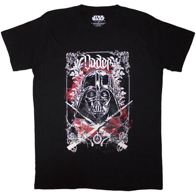Star Wars: Unisex T-Shirt/Vader Decor (Black) (Large) Star Wars: Unisex T-Shirt/Vader Decor (Black) (Large)