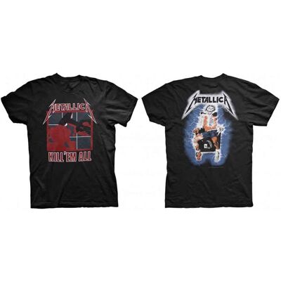 Metallica: Unisex T-Shirt/Kill 'Em All (Black) (Back Print) (Large) Metallica: Unisex T-Shirt/Kill 'Em All (Black) (Back Print) (Large)