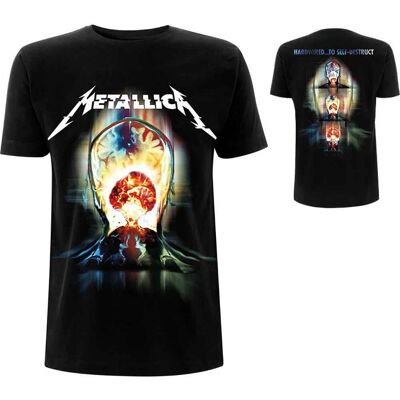 Metallica: Unisex T-Shirt/Exploded (Black) (Back Print) (Large) Metallica: Unisex T-Shirt/Exploded (Black) (Back Print) (Large)