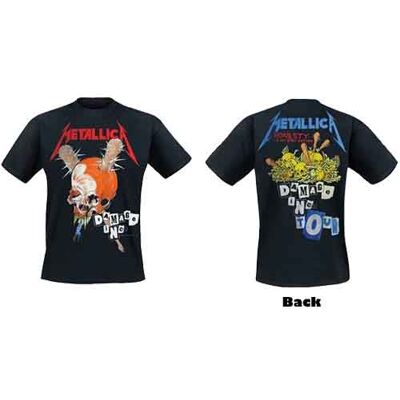 Metallica: Unisex T-Shirt/Damage Inc (Black) (Back Print) (XX-Large) Metallica: Unisex T-Shirt/Damage Inc (Black) (Back Print) (XX-Large)