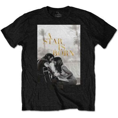 A Star Is Born: Unisex T-Shirt/Jack & Ally Movie Poster (Black) (XXX-Large) A Star Is Born: Unisex T-Shirt/Jack & Ally Movie Poster (Black) (XXX-Large)
