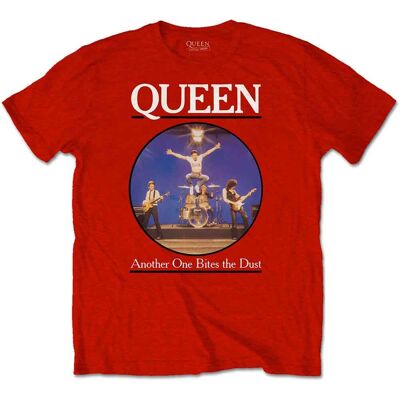 Queen: Unisex T-Shirt/Another One Bites The Dust (Red) (Large) Queen: Unisex T-Shirt/Another One Bites The Dust (Red) (Large)