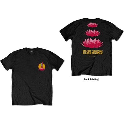 Imagine Dragons: Unisex T-Shirt/Origins Lotus (Black) (Back Print) (X-Large) Imagine Dragons: Unisex T-Shirt/Origins Lotus (Black) (Back Print) (X-Large)