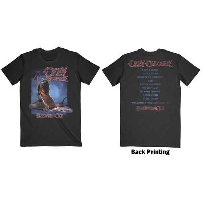 Ozzy Osbourne: Unisex T-Shirt/Blizzard of Ozz Track list (Black) (Back Print) (Medium) Ozzy Osbourne: Unisex T-Shirt/Blizzard of Ozz Track list (Black) (Back Print) (Medium)