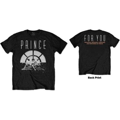Prince: Unisex T-Shirt/For You Triple (Black) (Back Print) (XXX-Large) Prince: Unisex T-Shirt/For You Triple (Black) (Back Print) (XXX-Large)