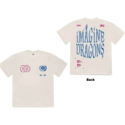 Imagine Dragons: Unisex T-Shirt/Lyrics (Natural) (Back Print) (X-Large) Imagine Dragons: Unisex T-Shirt/Lyrics (Natural) (Back Print) (X-Large)