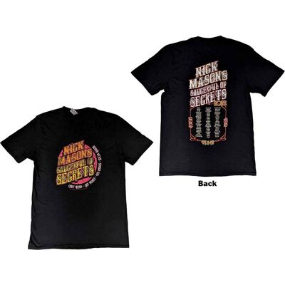 Nick Mason's Saucerful of Secrets: Unisex T-Shirt/Echoes European Tour 2022 (Black) (Back Print & Ex-Tour) (Medium) Nick Mason's Saucerful of Secrets: Unisex T-Shirt/Echoes European Tour 2022 (Black) (Back Print & Ex-Tour) (Medium)