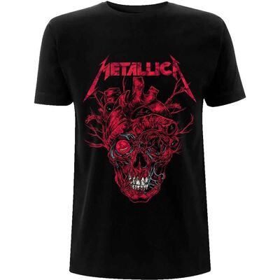 Metallica: Unisex T-Shirt/Heart Skull (Black) (XX-Large) Metallica: Unisex T-Shirt/Heart Skull (Black) (XX-Large)