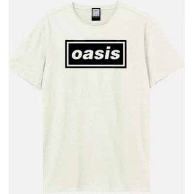 Oasis: Logo Amplified x Large Vintage White t Shirt Oasis: Logo Amplified x Large Vintage White t Shirt