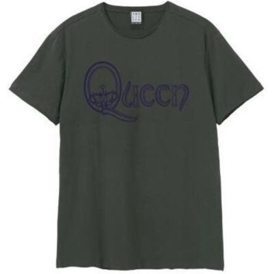 Queen: - Royal Flock Crest Amplified Vintage Charcoal Xx Large T-Shirt Queen: - Royal Flock Crest Amplified Vintage Charcoal Xx Large T-Shirt