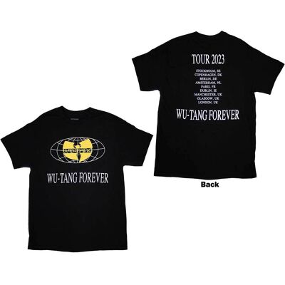 Wu-Tang Clan: Unisex T-Shirt/Tour '23 Wu-Tang Forever (Black) (Back Print & Ex-Tour) (XX-Large) Wu-Tang Clan: Unisex T-Shirt/Tour '23 Wu-Tang Forever (Black) (Back Print & Ex-Tour) (XX-Large)