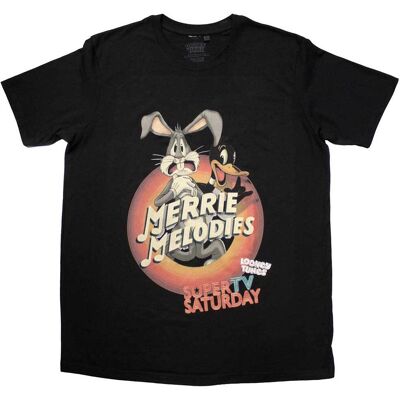 Looney Tunes: Unisex T-Shirt/Merrie Melodies (Black) (XX-Large) Looney Tunes: Unisex T-Shirt/Merrie Melodies (Black) (XX-Large)