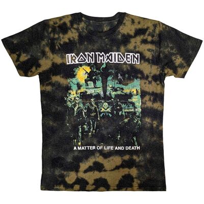 Iron Maiden: Unisex T-Shirt/A Matter Of Life & Death (Brown) (Wash Collection) (Small) Iron Maiden: Unisex T-Shirt/A Matter Of Life & Death (Brown) (Wash Collection) (Small)