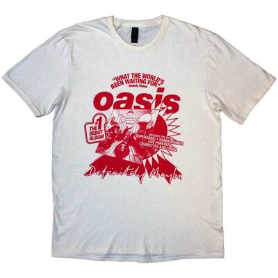 Oasis: Unisex T-Shirt/What The World's Been Waiting For (Natural) (X-Large) Oasis: Unisex T-Shirt/What The World's Been Waiting For (Natural) (X-Large)