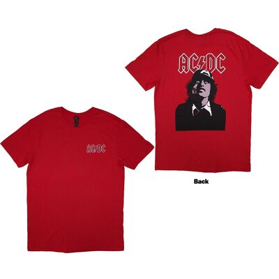 AC/DC: Unisex T-Shirt/Mini Logo / Lock Up Your Daughters (Red) (Back Print) (Large) AC/DC: Unisex T-Shirt/Mini Logo / Lock Up Your Daughters (Red) (Back Print) (Large)