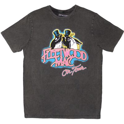 Fleetwood Mac: Unisex Stone Wash T-Shirt/On Tour (Charcoal Grey) (XX-Large) Fleetwood Mac: Unisex Stone Wash T-Shirt/On Tour (Charcoal Grey) (XX-Large)
