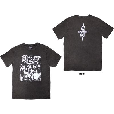 Slipknot: Unisex Stone Wash T-Shirt/Album Splatter (Charcoal Grey) (Back Print) (XX-Large) Slipknot: Unisex Stone Wash T-Shirt/Album Splatter (Charcoal Grey) (Back Print) (XX-Large)
