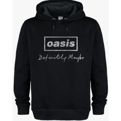 Oasis: Definitely Maybe Distressed Amplified Black Small Hoodie Oasis: Definitely Maybe Distressed Amplified Black Small Hoodie