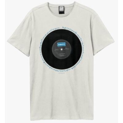 Oasis: Live Forever Lyrics Amplified Large Vintage White t Shirt Oasis: Live Forever Lyrics Amplified Large Vintage White t Shirt