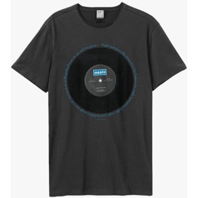 Oasis: Live Forever Lyrics Amplified Vintage Charcoal x Large t Shirt Oasis: Live Forever Lyrics Amplified Vintage Charcoal x Large t Shirt