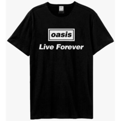 Oasis: Live Forever Titleamplified Large Vintage Black t Shirt Oasis: Live Forever Titleamplified Large Vintage Black t Shirt