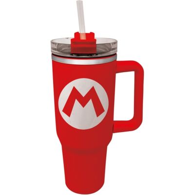 Super Mario: (Mario Icon) 40oz Tumbler Super Mario: (Mario Icon) 40oz Tumbler