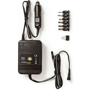 Nedis Universal DC Power Adapter Biladapter 24 W Inspänning: 12 V DC / 24 V DC 1.5 / 3 / 4.5 / 6 / 7.5 / 9 / 12 V DC Universella Maximal utgångsström per port: 2.0 A Svart Nedis Universal DC Power Adapter Biladapter 24 W Inspänning: 12 V DC / 24 V DC 1.5 / 3 / 4.5 / 6 / 7.5 / 9 / 12 V DC Universella Maximal utgångsström per port: 2.0 A Svart