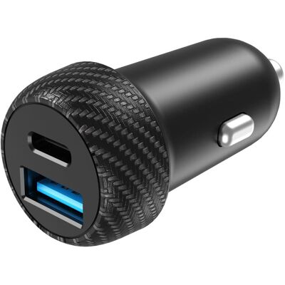 Celly: Billaddare 35W PD/QC Svart Celly: Billaddare 35W PD/QC Svart