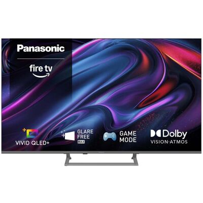 Panasonic: TV 50" 4K Vivid QLED+ Fire TV TV-50W83CE6S Antracit/mörkgrå Panasonic: TV 50" 4K Vivid QLED+ Fire TV TV-50W83CE6S Antracit/mörkgrå