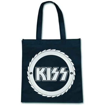 KISS: Eco Shopper/Buzzsaw Logo Trend Version (Black) (Back Print) KISS: Eco Shopper/Buzzsaw Logo Trend Version (Black) (Back Print)