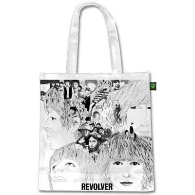 The Beatles: Eco Shopper/Revolver Shiny Version (White) (Back Print) The Beatles: Eco Shopper/Revolver Shiny Version (White) (Back Print)