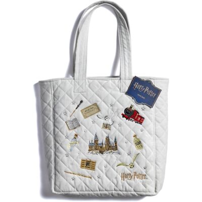 Harry Potter: Embroidered Icons Velvet Tote Bag Harry Potter: Embroidered Icons Velvet Tote Bag