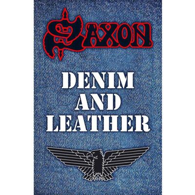 Saxon: Textile Poster/Denim & Leather Saxon: Textile Poster/Denim & Leather