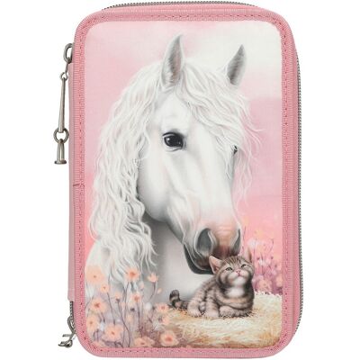 Miss Melody - Triple Pencil Case TRUE FRIENDS - Rose Miss Melody - Triple Pencil Case TRUE FRIENDS - Rose