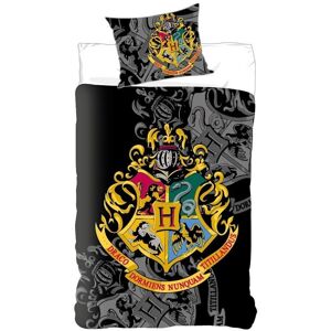 Harry Potter - Hogwarts vapenskjold sängkläder - 140x200 cm - Bomull Harry Potter - Hogwarts vapenskjold sängkläder - 140x200 cm - Bomull