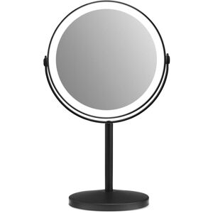 Gillian Jones - Rechargeable LED table mirror with 10x magnification and USB-C - Matte black - W21.5 x H35 x D13.5 cm Gillian Jones - Rechargeable LED table mirror with 10x magnification and USB-C - Matte black - W21.5 x H35 x D13.5 cm
