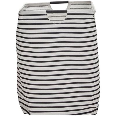 House Doctor - Stripes Laundry Bag - H60 cm - Black/White House Doctor - Stripes Laundry Bag - H60 cm - Black/White