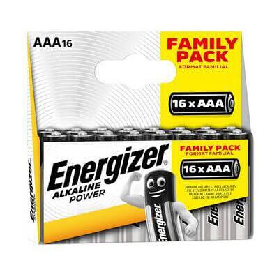 Energizer AAA Batterier - Alkaline Power - 16 Pack Energizer AAA Batterier - Alkaline Power - 16 Pack