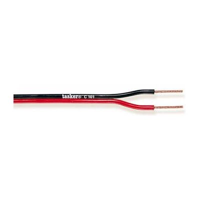 Tasker Högtalarkabel på Rulle 2x 0.35 mm² 100 m Svart/Röd Tasker Högtalarkabel på Rulle 2x 0.35 mm² 100 m Svart/Röd