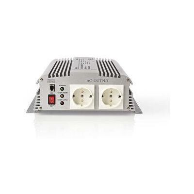 Nedis Växelriktare med modifierad sinusvåg Inspänning: 12 V DC Enhetens utgångsanslutning: Type F (CEE 7/3) 230 V AC 50 Hz 1700 W Toppeffekt: 3000 W Skruv terminal Silver Nedis Växelriktare med modifierad sinusvåg Inspänning: 12 V DC Enhetens utgångsanslutning: Type F (CEE 7/3) 230 V AC 50 Hz 1700 W Toppeffekt: 3000 W Skruv terminal Silver