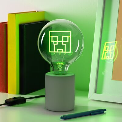 Paladone Minecraft Creeper Neon LED-lampa - Dekorativ ljus Paladone Minecraft Creeper Neon LED-lampa - Dekorativ ljus
