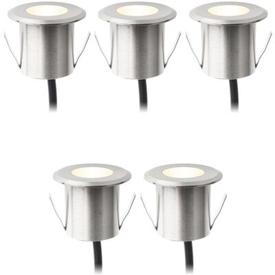 LightsOn: Dexter Decklight 5-pack Silver LightsOn: Dexter Decklight 5-pack Silver