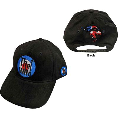 The Who: Unisex Baseball Cap/Target & Leap (Black) The Who: Unisex Baseball Cap/Target & Leap (Black)